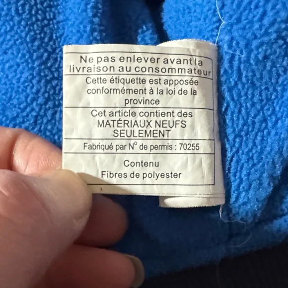 Top Paw Navy and Blue Dog Jacket - Picture 5 of 6